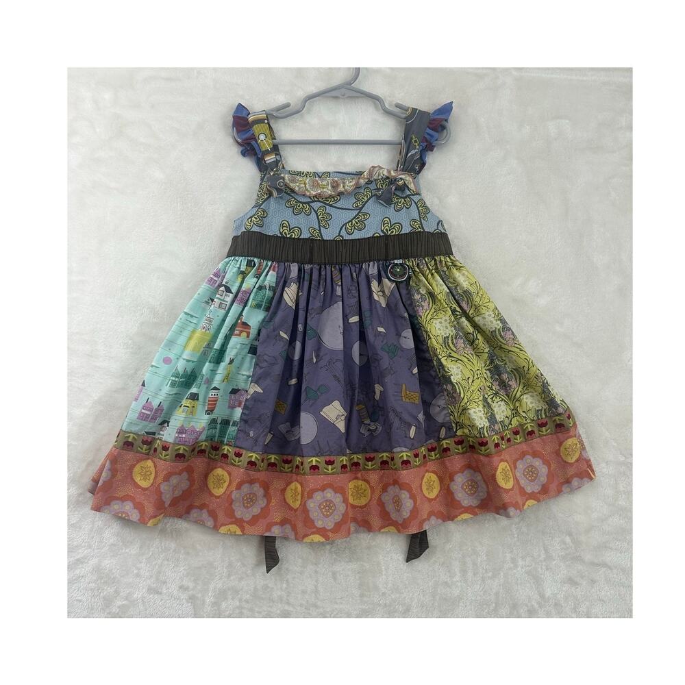 Matilda Jane Broadway Knot Dress Girls 4 Boho Peasant Cottagecore